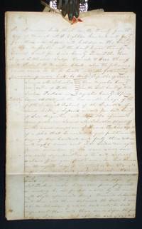 Republic of Texas, 6 Page Legal Document, March 24, 1845, Presided Over By Royall Tyler Wheeler (1810-1864)