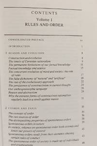 Law Legislation and Liberty: A New Statement of the Liberal Principles of Justice and Political...