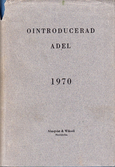 Kalender över ointroducerad adels förening 1970.…