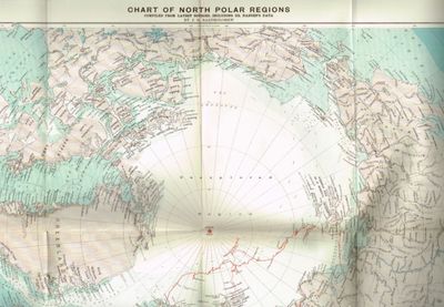 "Farthest North""  Being the record of a Voyage of Exploration of the Ship Fram 1893 - 96 and of a fifteen Months' sleigh Journey by ...  and Lieut. Johansen with an Appendix by Otto Sverdrup. About one hundred and twenty full page and numerous text illustrations ... Vol. I - II. (photo 5)