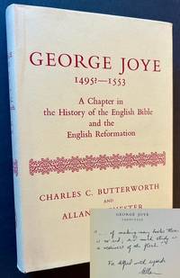 George Joye 1495?-1553: A Chapter in the History of the English Bible and the English Reformation