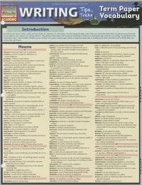 Writing Tips: Term Paper Vocabulary