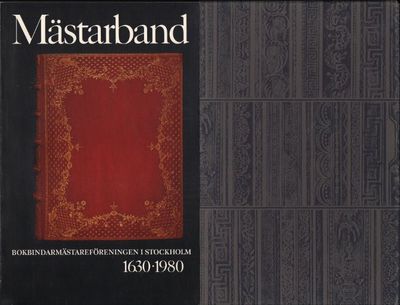 MÄSTARBAND. Bokbindarmästareföreningen i…