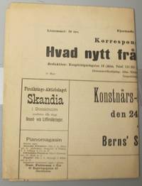 Korrespondesbladet Hvad nytt från Stockholm? 11…