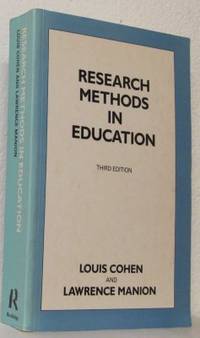 Research Methods in Education.