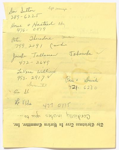 [Archive]: The Christmas Tree in Harlem Committee