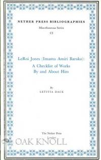 LEROI JONES (IMAMU AMIRI BARAKA): A CHECKLIST OF WORKS BY AND ABOUT HIM