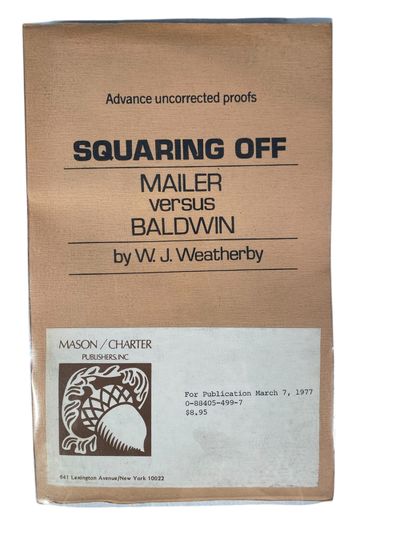 Squaring Off: Mailer versus Baldwin" Advance Uncorrected Proof