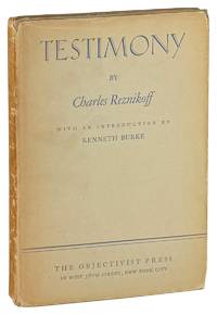 Testimony [Hugh Seidman's Copy]
