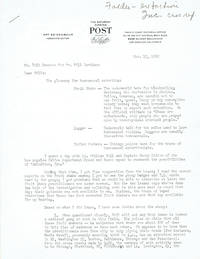 A 4-PAGE TYPED MANUSCRIPT PROPOSAL SIGNED BY ART SEIDENBAUM, FOR AN ARTICLE ON THE EXTORTION OF GAYS BY CRIMINALS &amp; BY THE POLICE by Seidenbaum, Art (d.1990) Los Angeles columnist and editor - 1962.