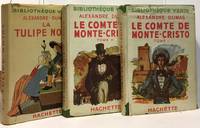 Le comte de Monte-Christo (2 volumes) + La tulipe noire --- 2 romans by Dumas Alexandre - 1947