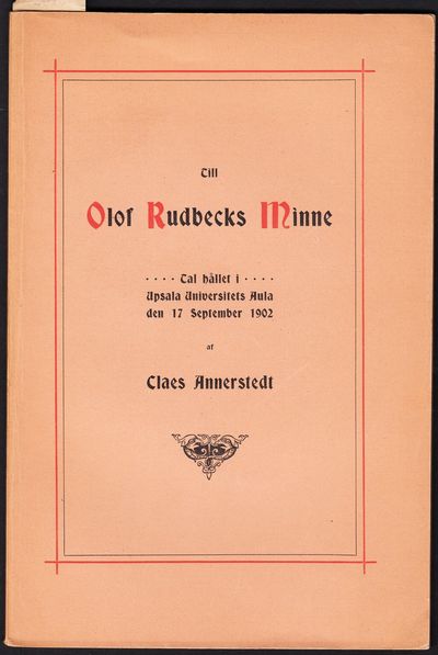 Till Olof Rudbecks minne. Tal hållet i Upsala…