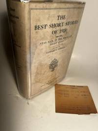 THE BEST SHORT STORIES OF 1923