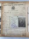 Artillery Officer in World War I: scrapbook album of Documents, Photographs, Maps, Theater Programs, and Battlefield Ephemera, 1917-1926