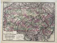 Watson's New County, Railroad and Distance Map of Pennsylvania and New Jersey