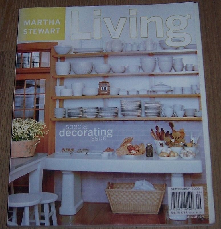 MARTHA STEWART LIVING MAGAZINE SEPTEMBER 2000