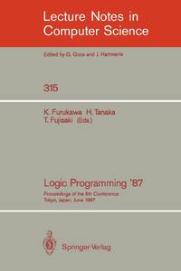 Logic Programming '87 : Proceedings of the 6th Conference Tokyo, Japan, June 22-24, 1987