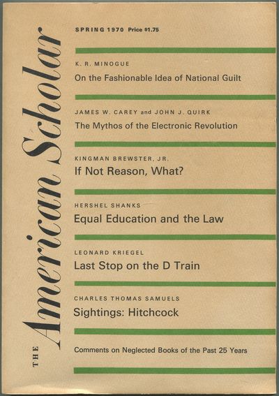 The American Scholar – Spring, 1970, Volume 39, Number 2