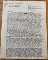 Typed Letter Signed, Masaku, Kenya, to Eric Vega, Poughkeepsie, New York, October 23, 1977