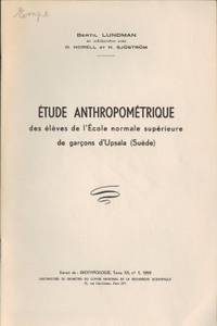 Étude anthropométrique des élèves de l´École…