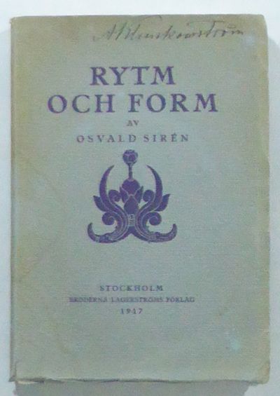 Rytm och form. Och andra fragmenter om kinesisk…