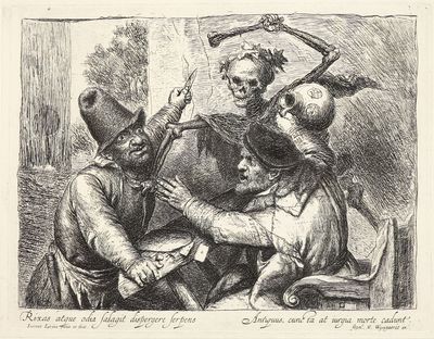 Fighting Card Players and Death