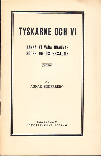 Tyskarne och vi. Känna vi våra grannar söder om…