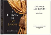 A History of Lay Judges by John P Dawson - Hardcover - 2010 - from The Lawbook Exchange Ltd (SKU: 23945)