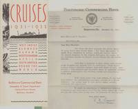 cover of CRUISES 1931 - 1932 West Indies Bermuda Havana Mediterranean Africa South America Round the World