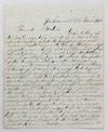 [Manuscript Letter Describing the Environs and Various Local Events in Antebellum Jacksonville]