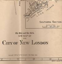 New Map of the City of New London (Connecticut) Showing Streets, Car Lines and Railroads