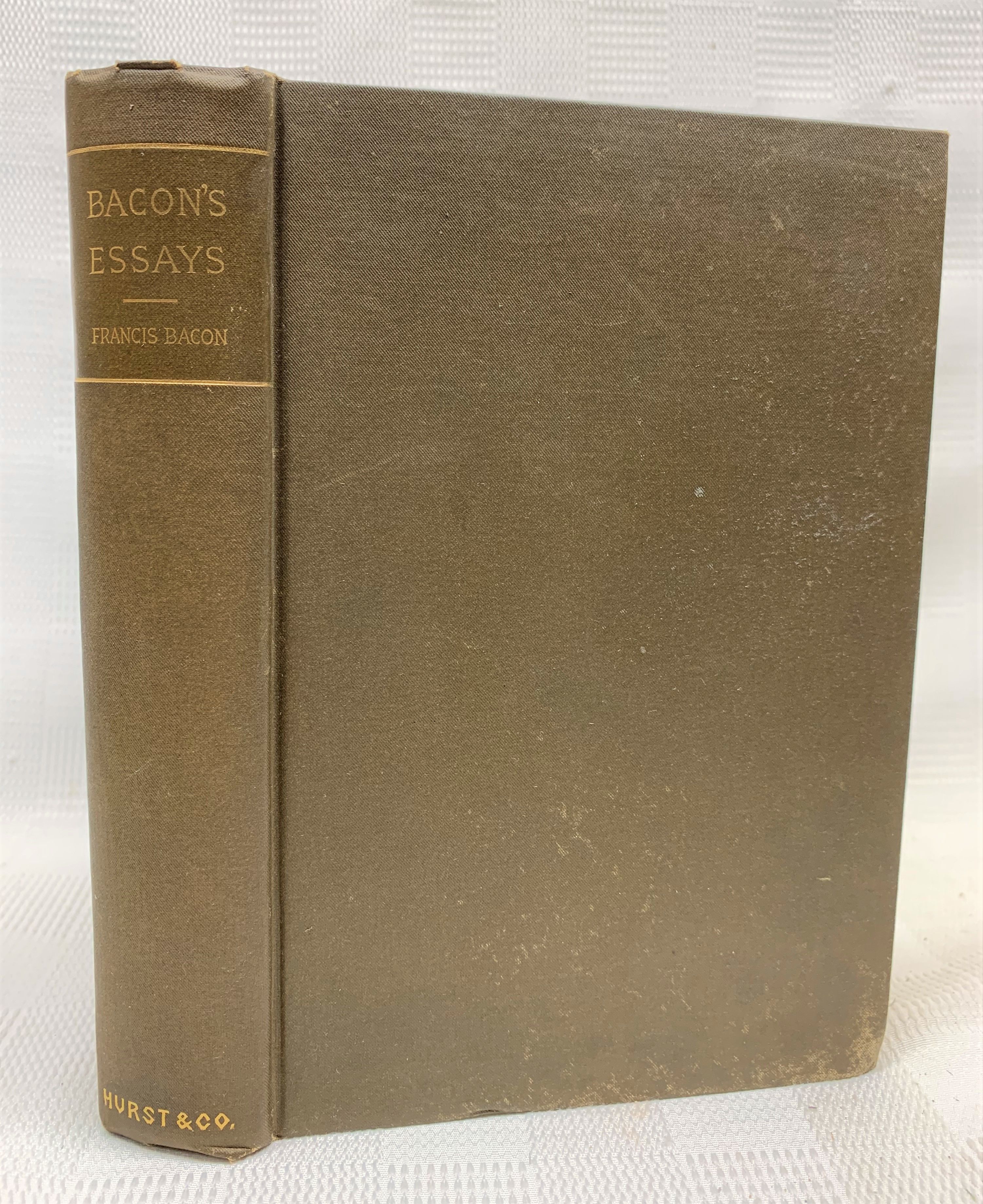 The Essays or Counsels Civil and Moral of Francis Bacon by Sir Francis  Bacon - Hardcover - 0 - from Prestonshire Books: IOBA (SKU: 006533)