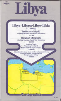 Libya = Libyen = Libye = Libia 1:2,000,000 map (Cartographia) by Domokos György; Rátóti Benő; Ruskovits Ferenc; Szarvas András; Tóth Valéria - 1989 - from Books of the World (SKU: RWARE0000002700)