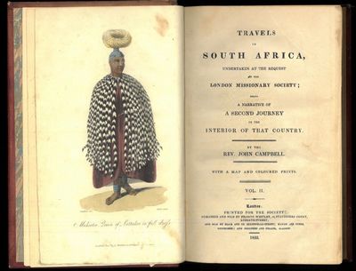 Travels in Sout Africa, undertaken at the request of The London Missionary Society ; being a narrative of a second journey in the interior of that country. By the Rev. (...). With a map and coloured prints. I-II. (photo 3)