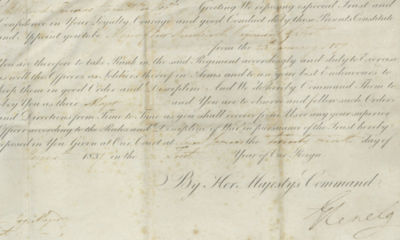 Document Signed by Queen Victoria at Age 18, Just Two Months into Her 63 year Reign