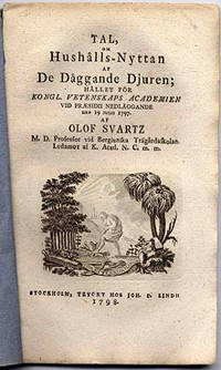 Tal, om hushålls-nyttan af de däggande djuren;…