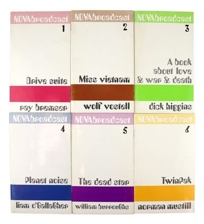 Nova Broadcast Chapbooks # 1 - 6 (all Published): Drive Suite, Miss Vietnam, A Book About Love & War & Death, Planet Noise, The Dead Star, and Twinpak