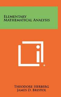 Elementary Mathematical Analysis