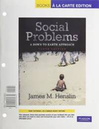 image of Social Problems: A Down-To-Earth Approach, Books a la Carte Plus MySocLab -- Access Card Package (10th Edition)