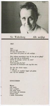 Allt möjligt.