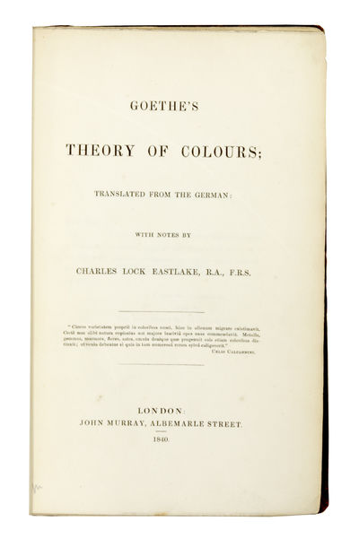 Goethe's Theory of Colours;; (photo 2)