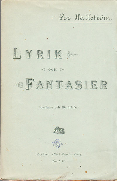 Lyrik och fantasier. Ballader och berättelser.…