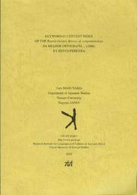cover of KEYWORD IN CONTEXT INDEX OF THE Regras Gerays, Breves, & Comprehensivas Da Melhor Ortografia ... (1666) by Bento Pereyra