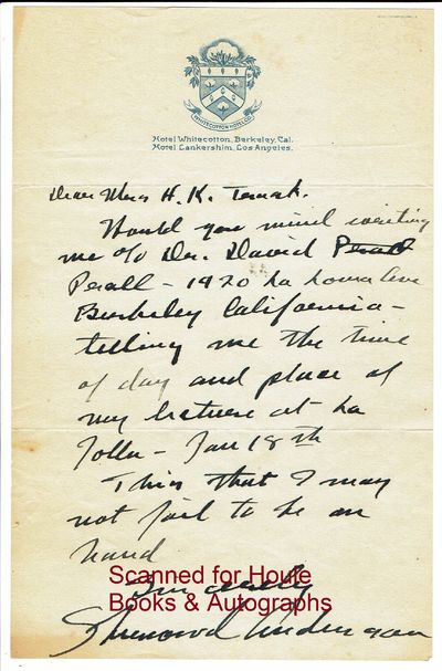 Autograph Letter Signed