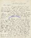 Letter From Influential Campaign Strategist Urging Schuyler Colfax To Run For Speaker Of The House During Civil War: Chase Is Here With The Money Shylocks. He Thinks They Will Make Him Prest. They Have Not As Much Influence As A Wise Politician