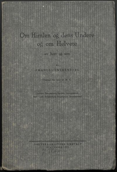 Om Himlen og dens Undere og om Helvete av hørt og…