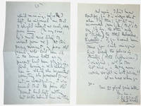 Two detailed autograph signed letters (ALS) from 1933 and 1934
