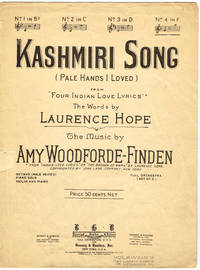 KASHMIRI SONG (PALE HANDS I LOVED from "Four Indian Love Lyrics") (for voice in F)