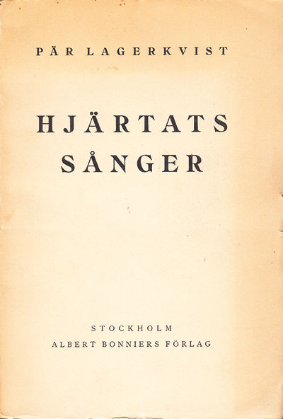 Hjärtats sånger. [Utg. av] Albert Bonniers förlag.