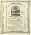 New York Book-Bindery. Established 1836. Burnt down January 23d. 1852. Rebuilt May 1st, 1852